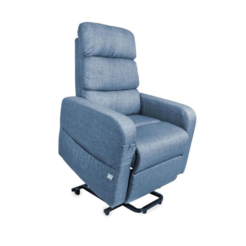 Sillón Relax levanta personas eléctrico Azul